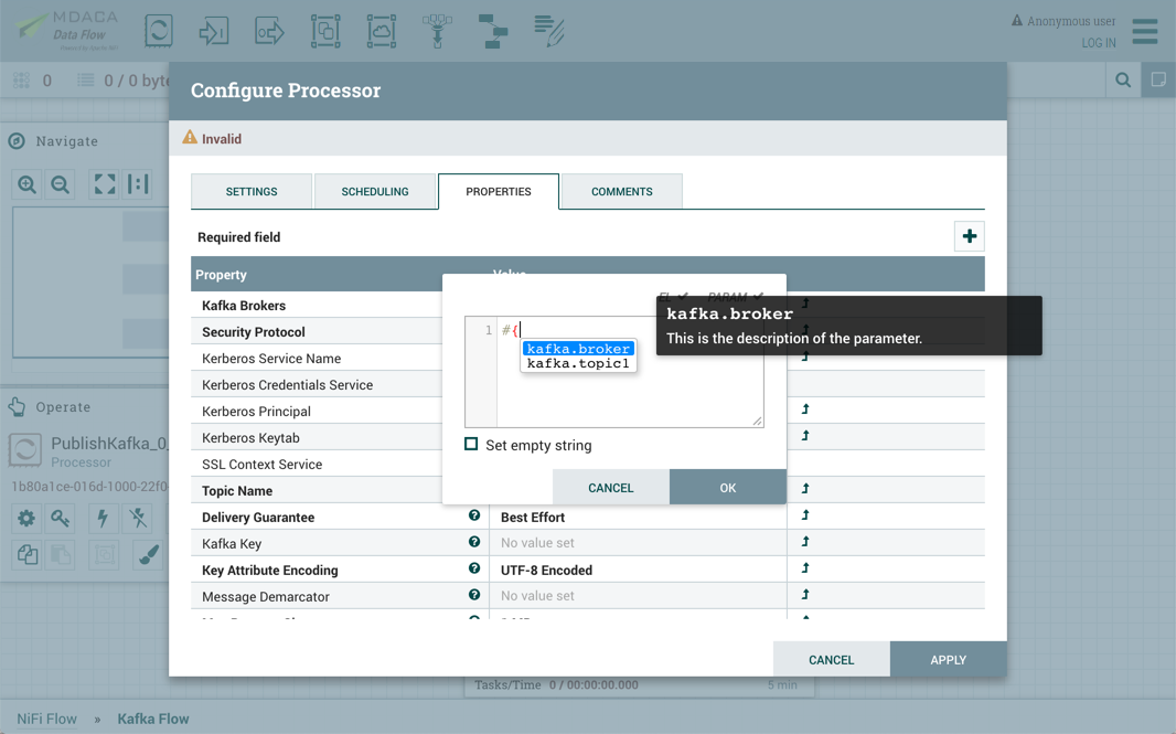 Autocomplete Parameter Example